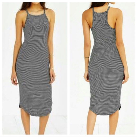 Urban Outfitters Dresses & Skirts - Sale! Silence + Noise Striped Bodycon Midi Dress